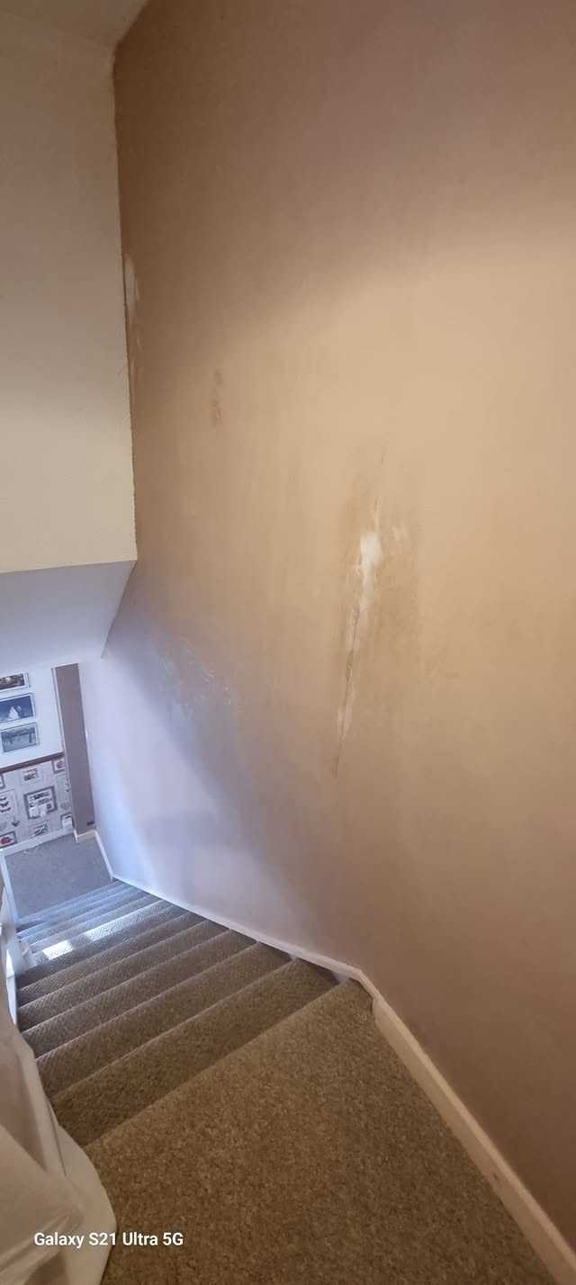 Recent plastering work