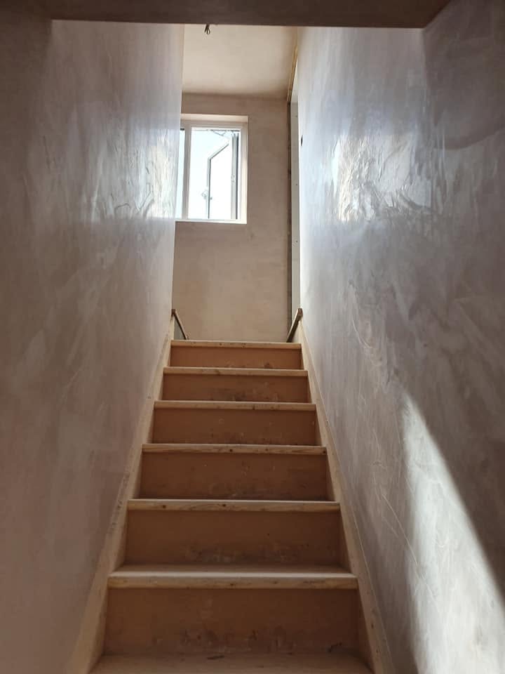 Recent plastering work